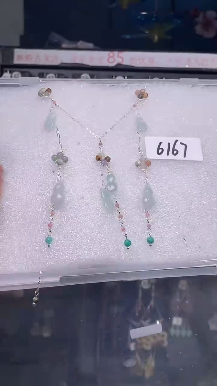 银S925镶嵌耳饰紫晶喜欢拍