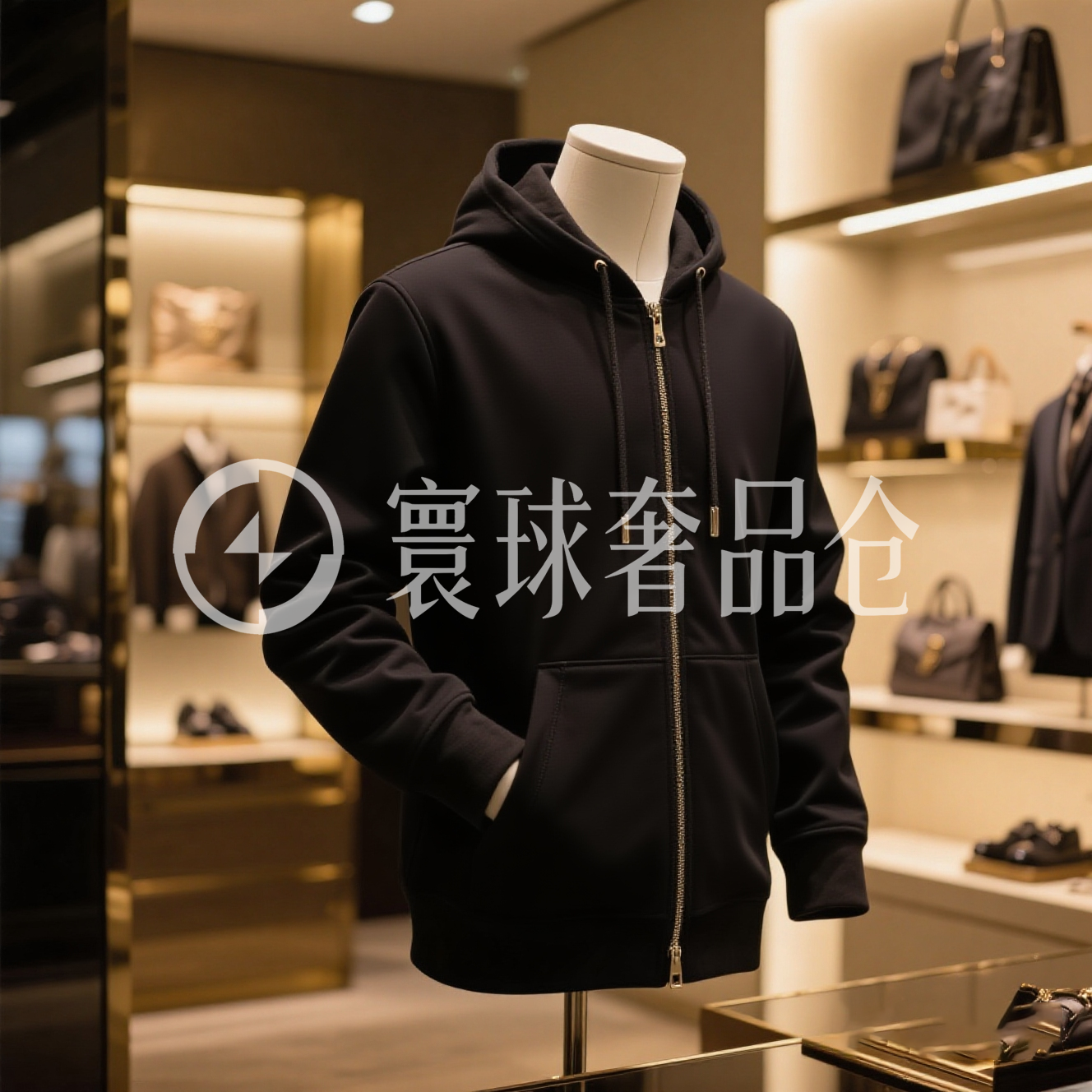 【6号链接-机车亮光皮衣】重磅奢潮潮流男女同款外套-H7011