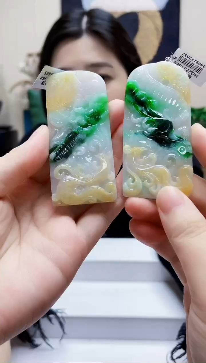 未镶嵌定制翡翠吊坠192