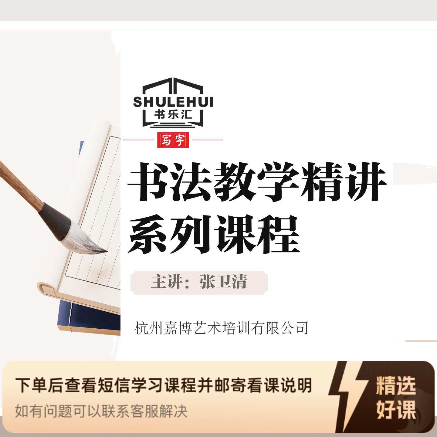 嘉博书法教学字帖精讲系统课程合集（留意短信解锁课程）