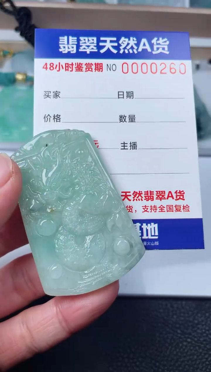 【闪购商品】翡翠颈饰未镶嵌龙