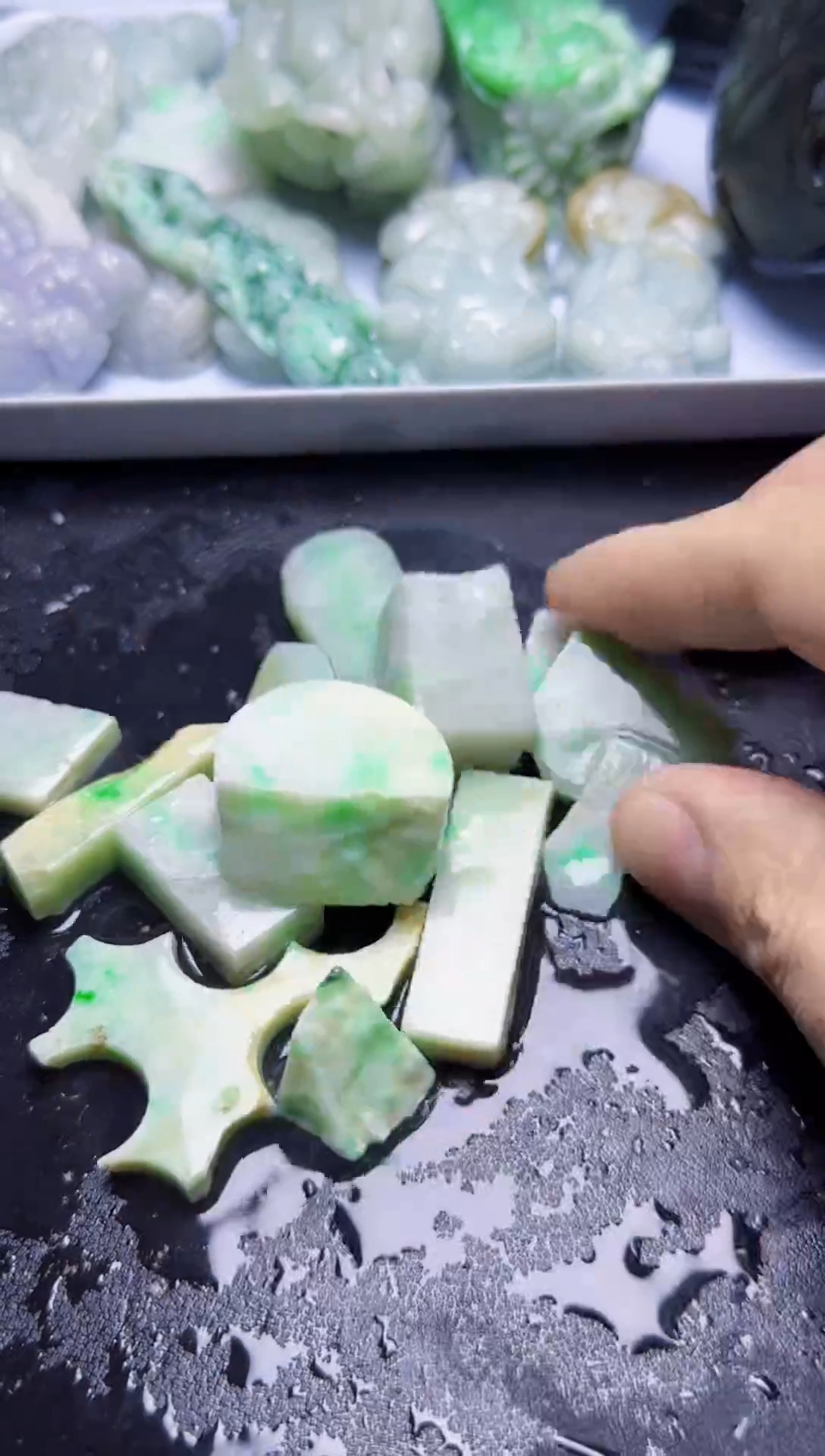 未镶嵌挂件翡翠023