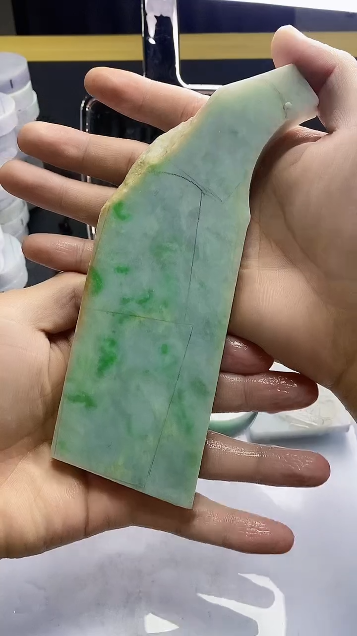 裸石翡翠快***人缅甸天然A货1027