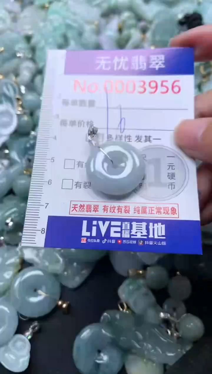 颈饰未镶嵌翡翠3956