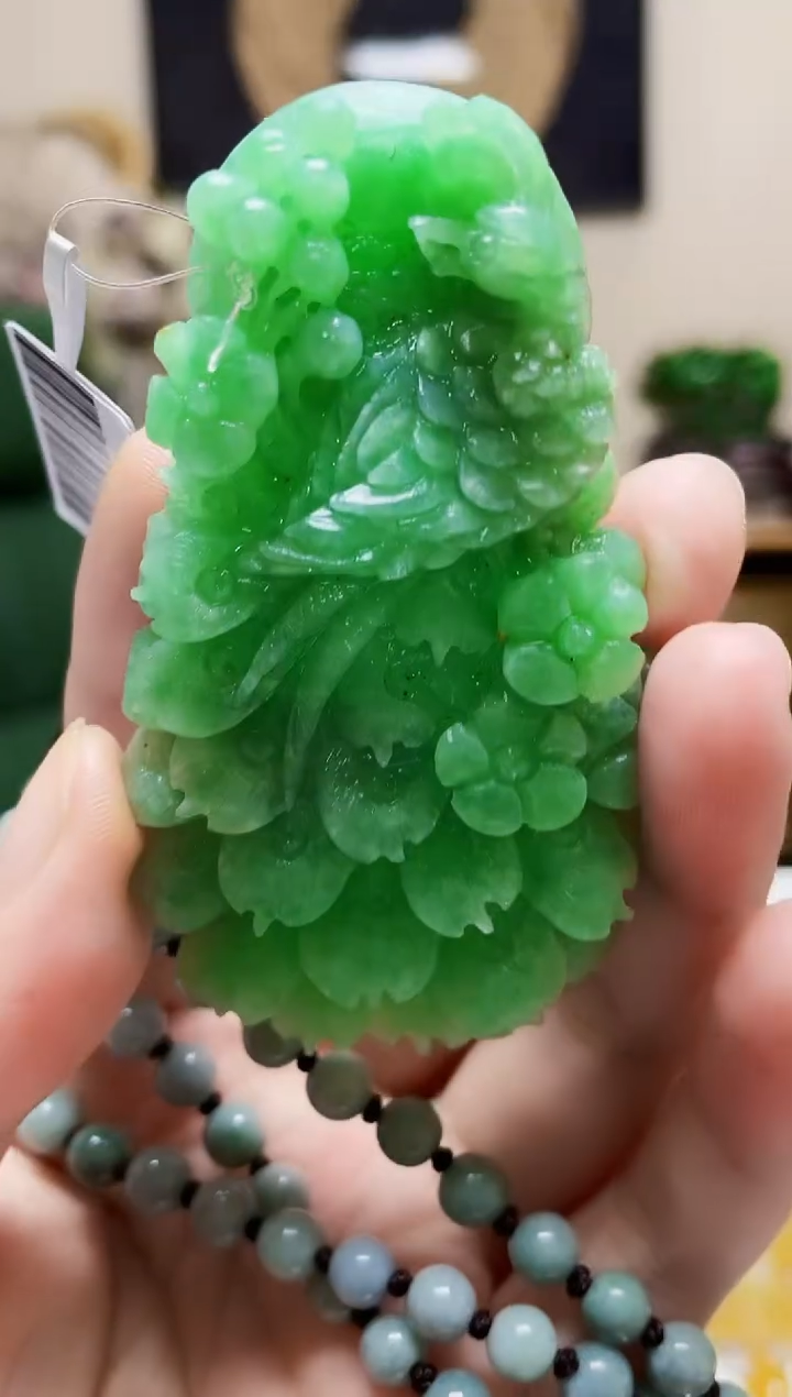 未镶嵌定制翡翠吊坠163