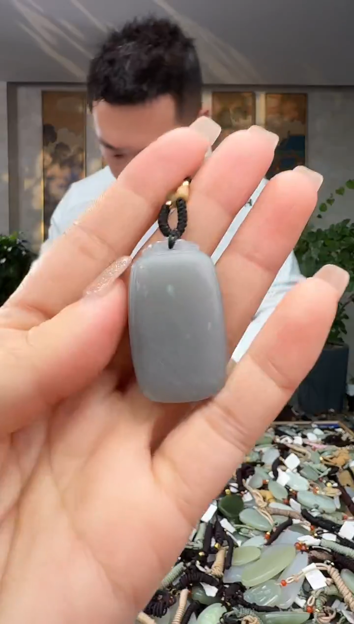 颈饰未镶嵌和田玉拍一发一多样性发货