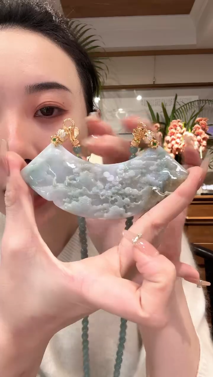 【闪购商品】翡翠颈饰未镶嵌国风