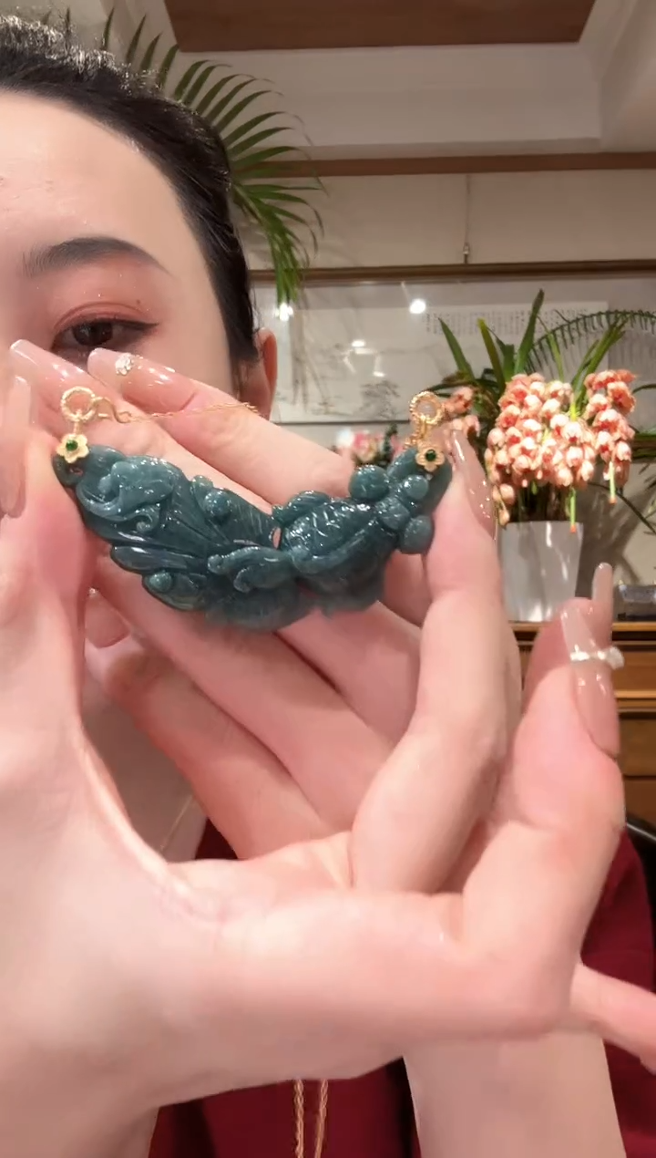 【闪购商品】翡翠颈饰未镶嵌国风