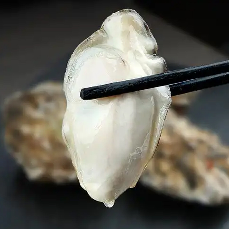 新鲜生蚝一个
