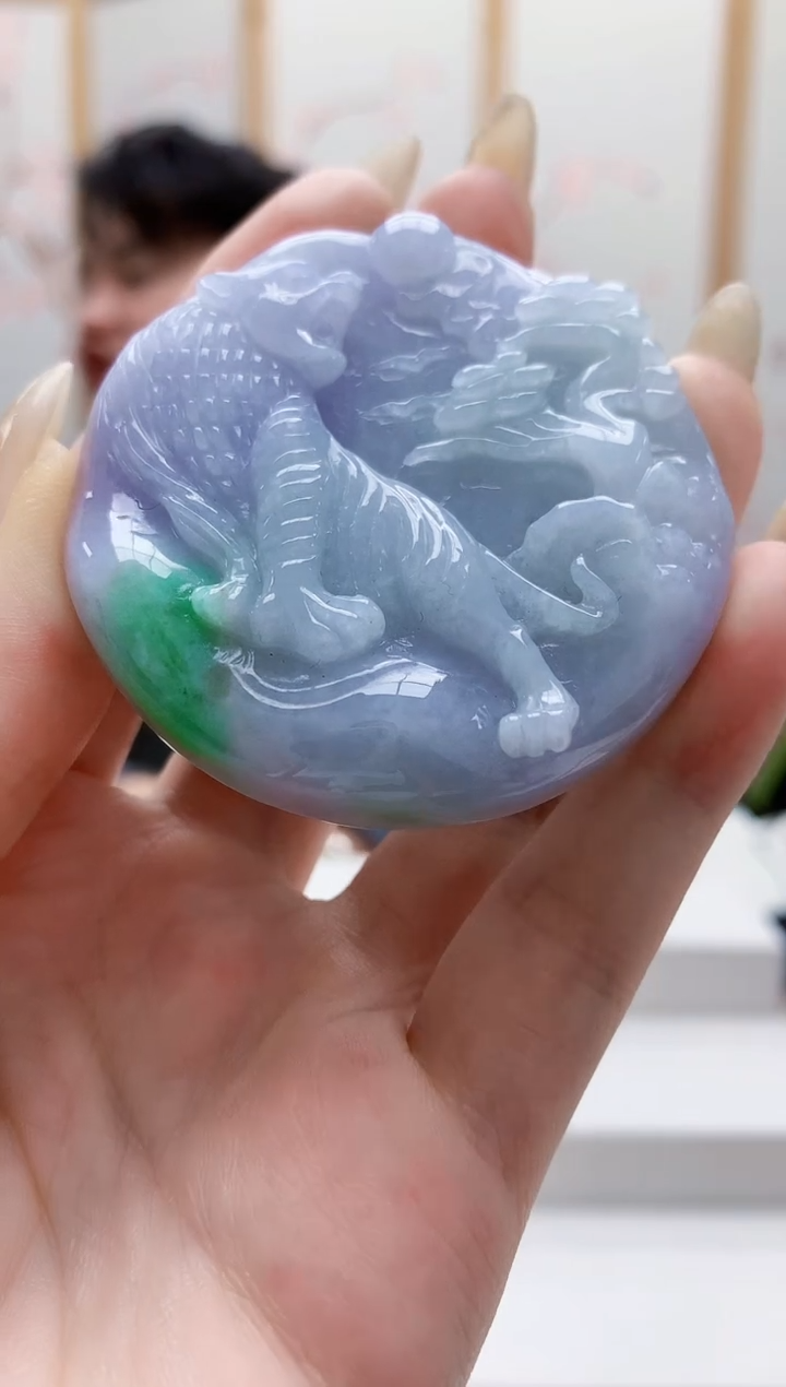 未镶嵌定制翡翠5060jw-毛货挂件16