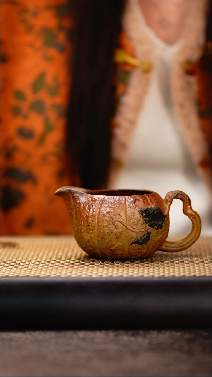 12小鱼柴烧南瓜公道杯