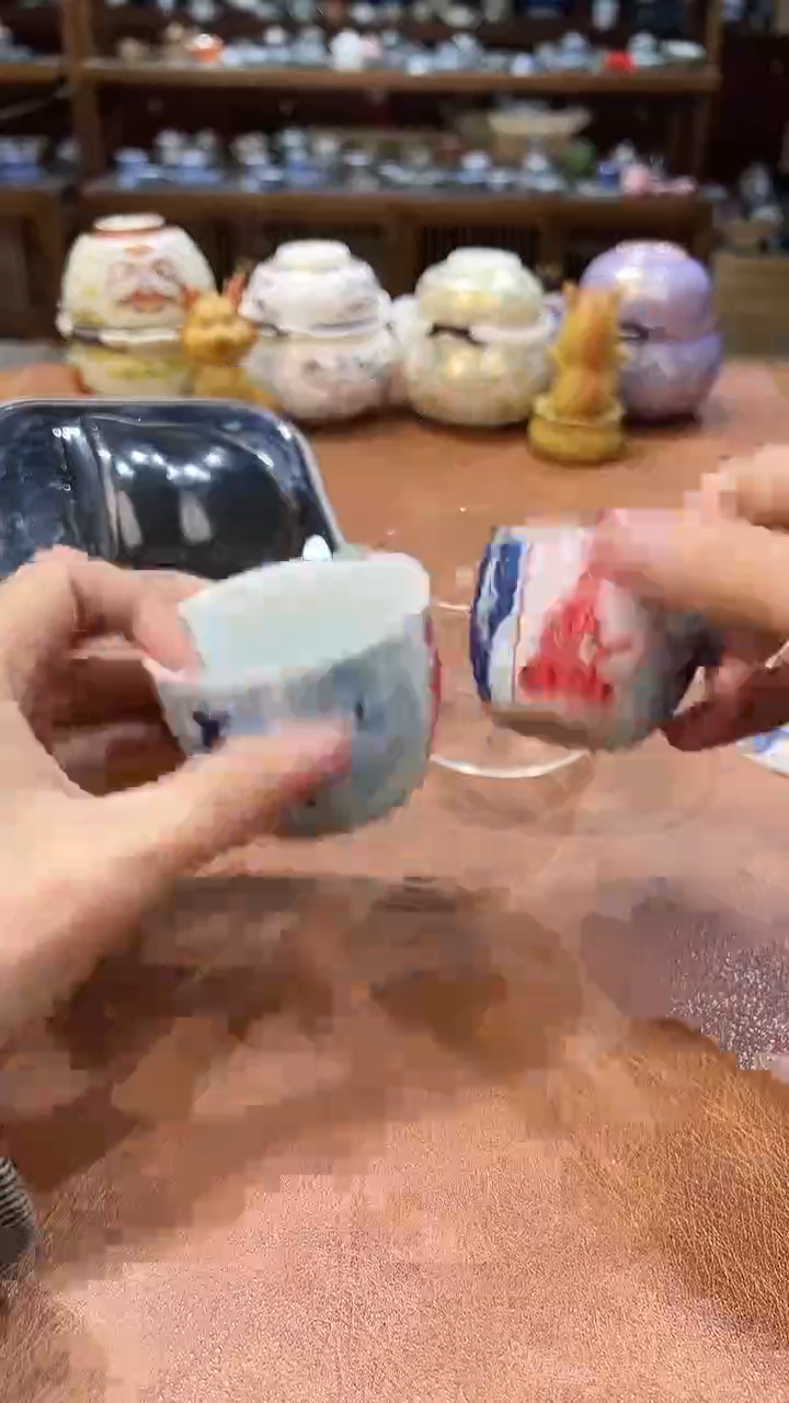 真的很便宜会开片的旅行茶具