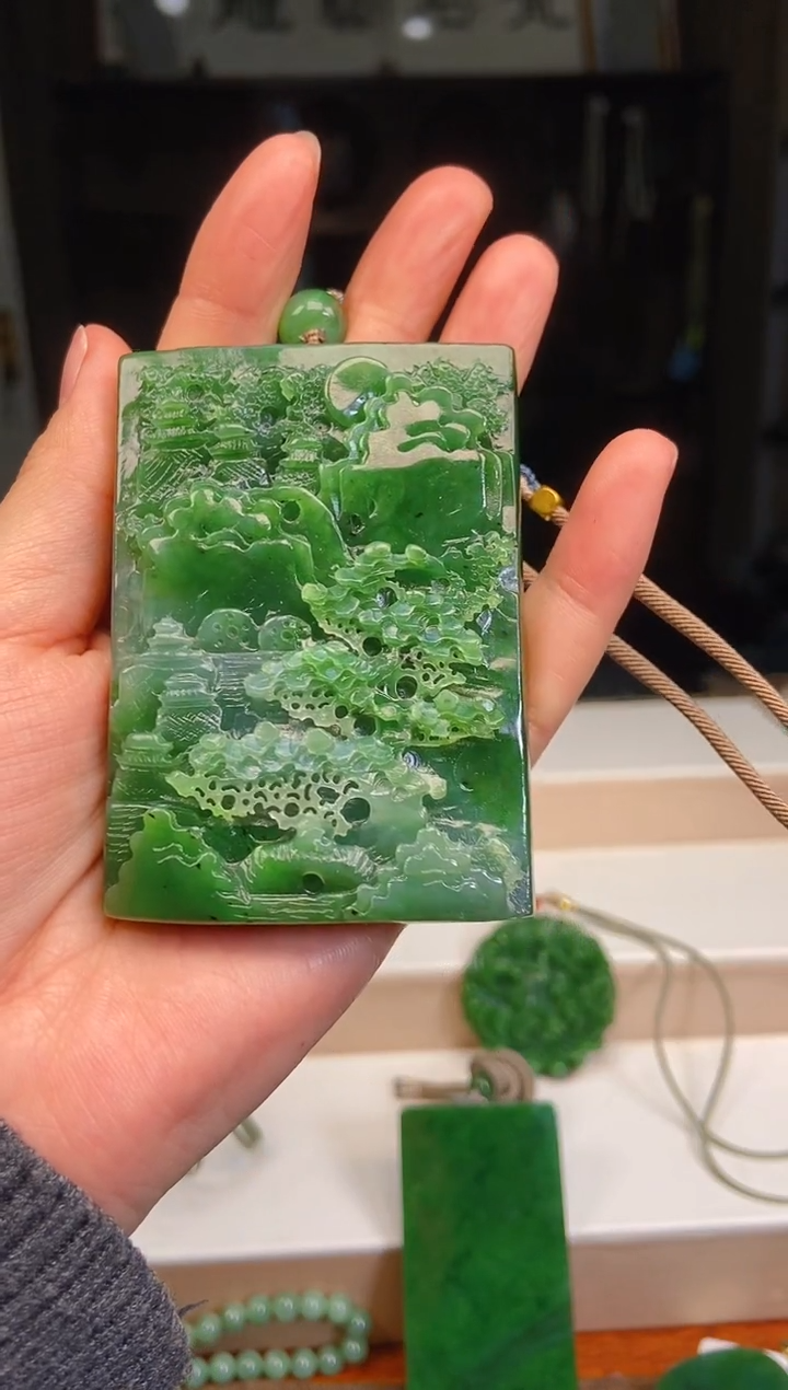 【闪购商品】和田玉挂件未镶嵌1