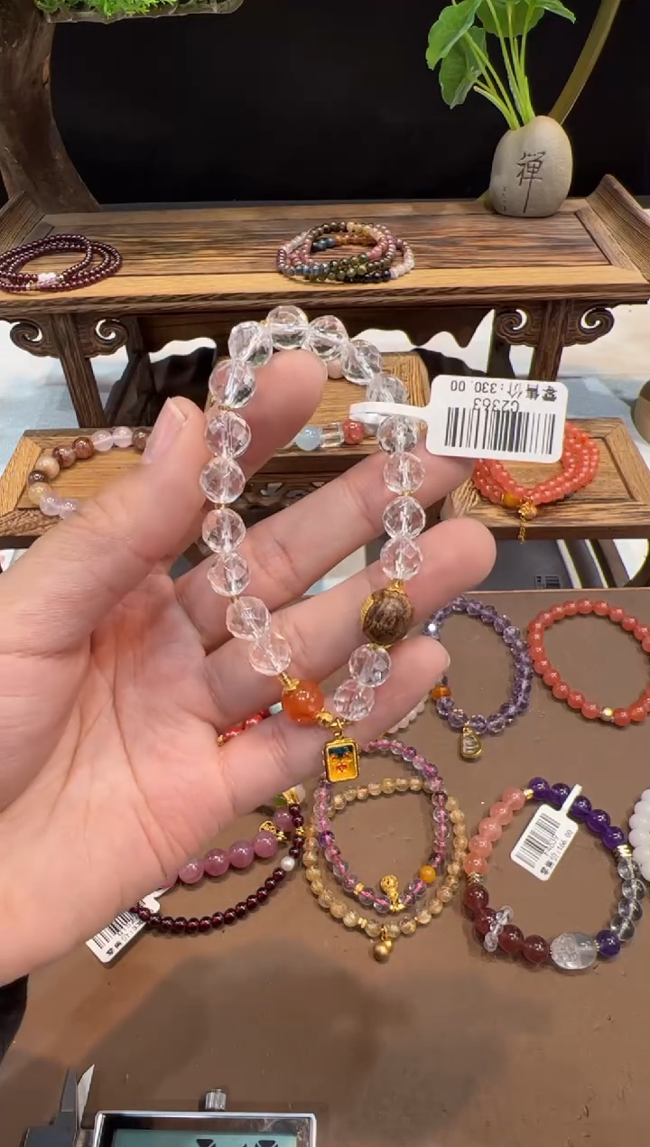 【闪购商品】水晶手绳未镶嵌@@手饰