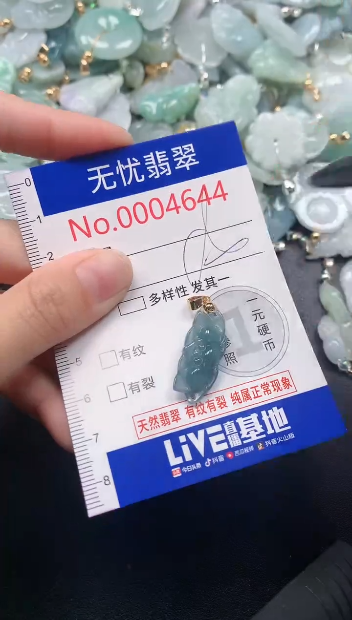 吊坠(不含链)未镶嵌翡翠4644