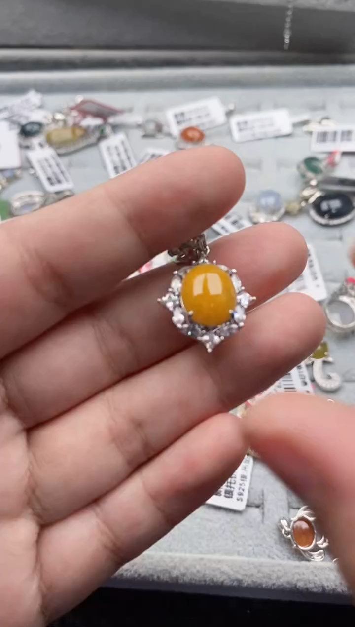 【闪购商品】翡翠戒指银S925镶嵌22222222225