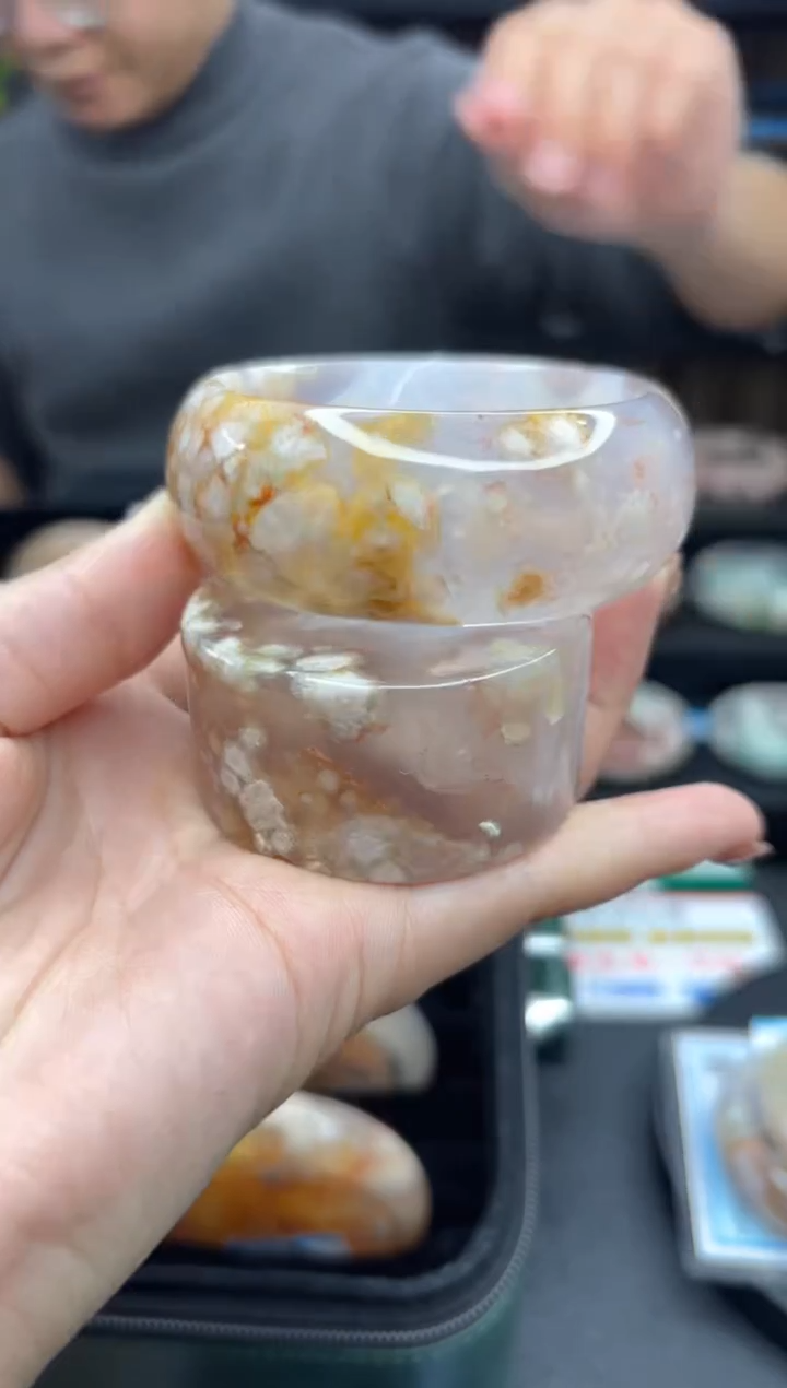 【闪购商品】石英质玉手镯未镶嵌202（56圈赠送镯心）