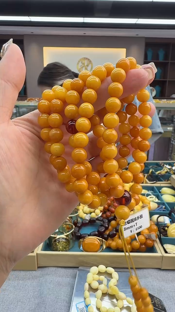 琥珀颈饰未镶嵌86假一罚三