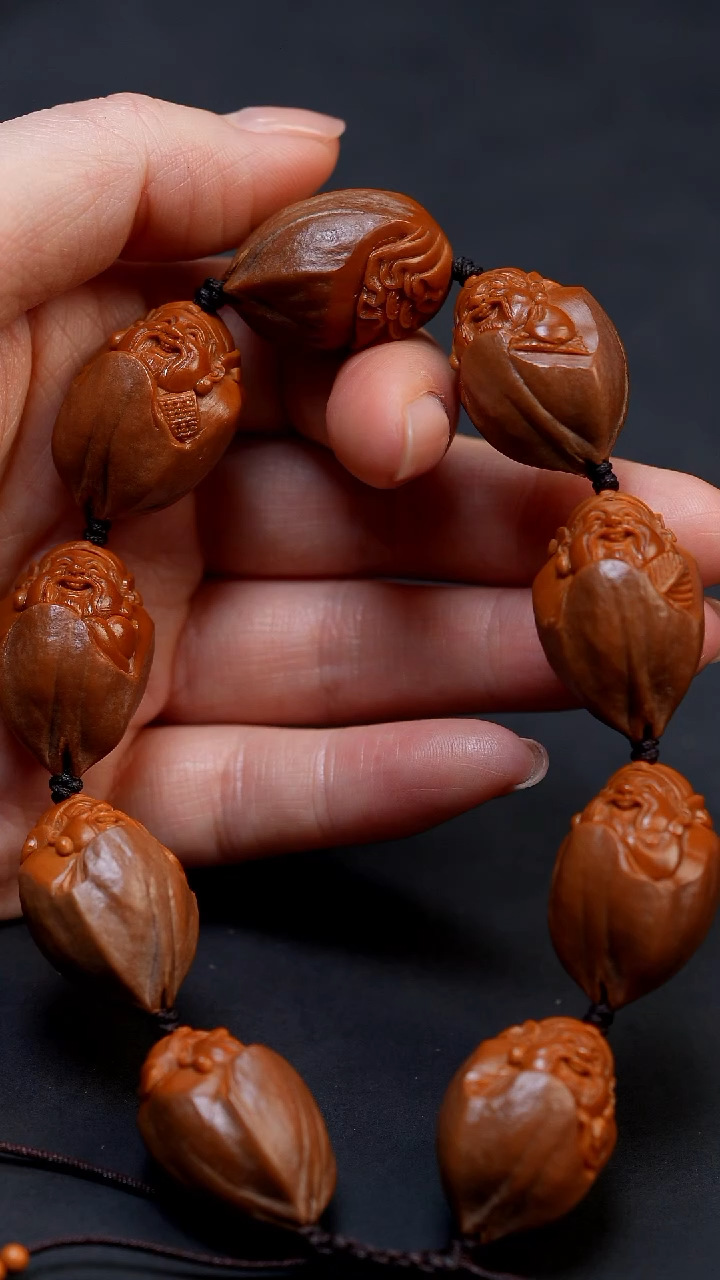 【闪购商品】橄榄核手串包衣财神
