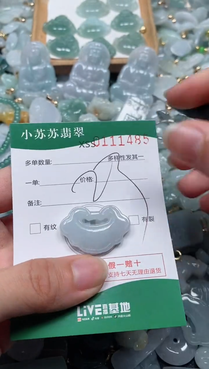 【闪购商品】翡翠颈饰未镶嵌闪购商品0111485