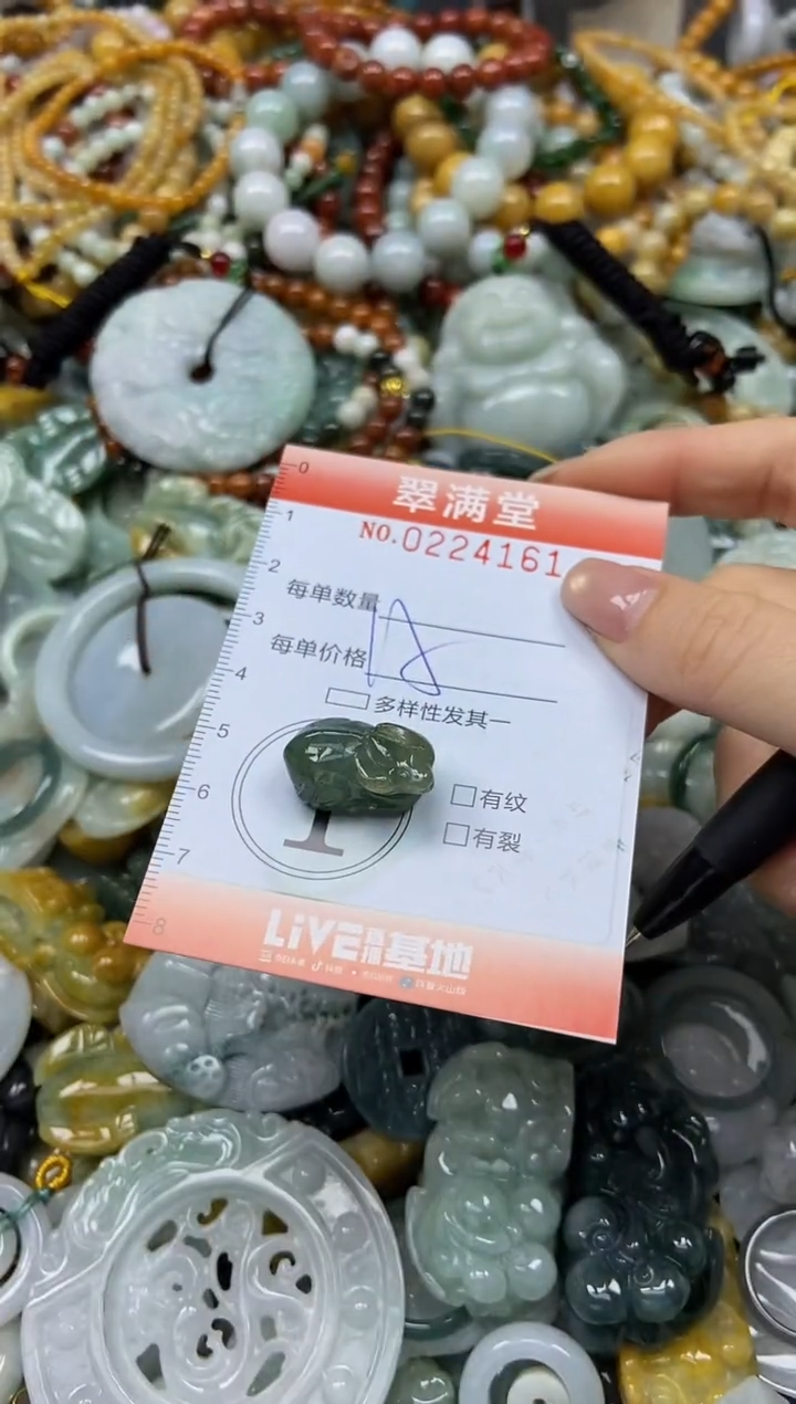 颈饰未镶嵌翡翠闪购0224161