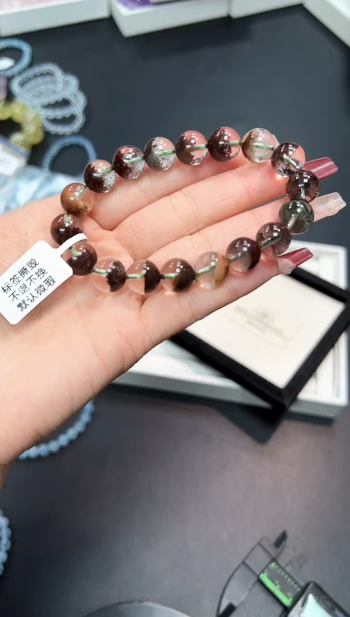 【闪购商品】水晶手串未镶嵌45A5多样性发其一/1条默认微瑕