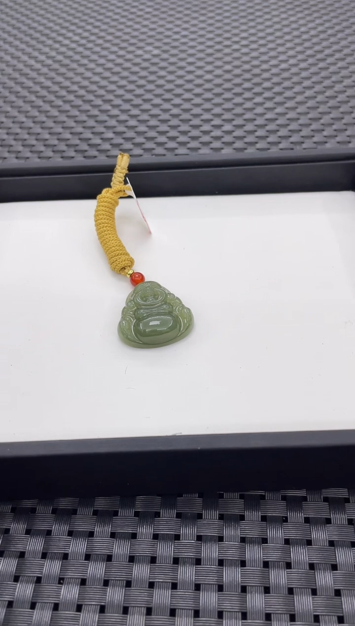 颈饰未镶嵌和田玉佛公（多样性发一件）PP109-1