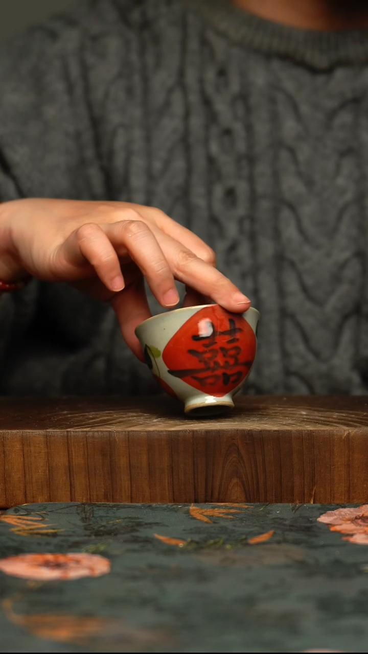 瓷片釉下彩手工手绘同款陶器