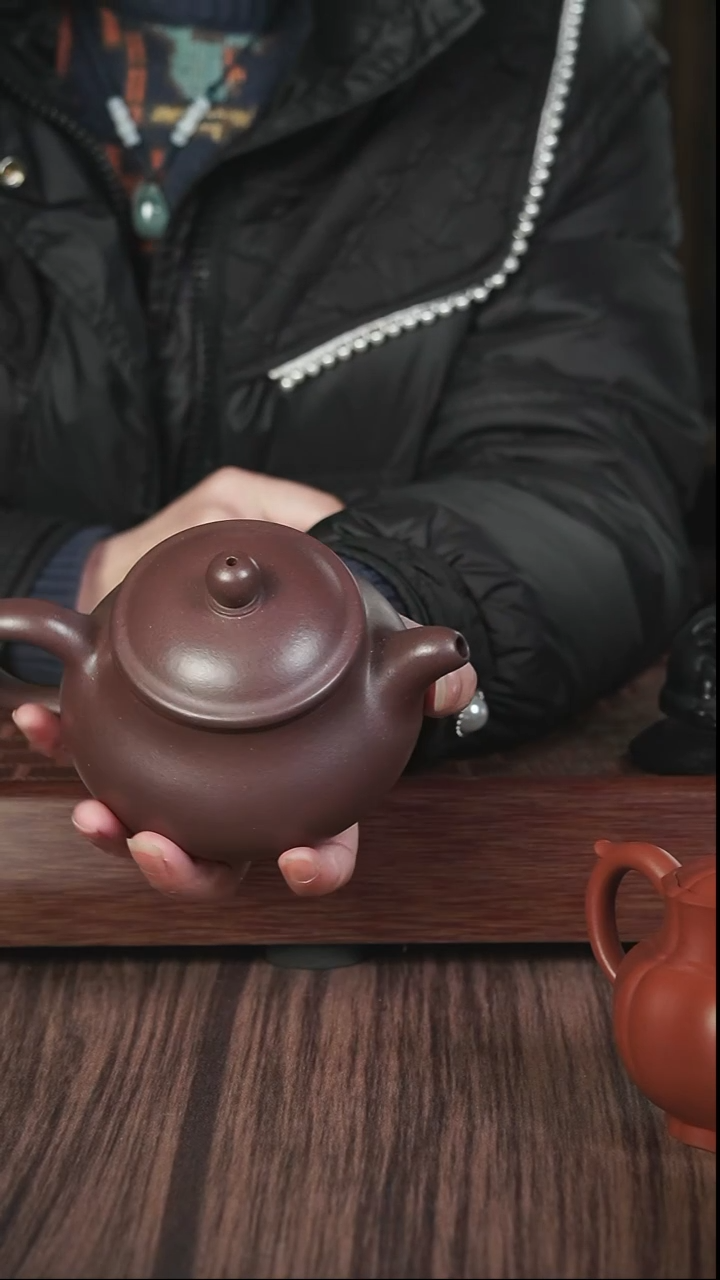 【闪购商品】紫砂茶壶wxj  紫泥  潘壶
