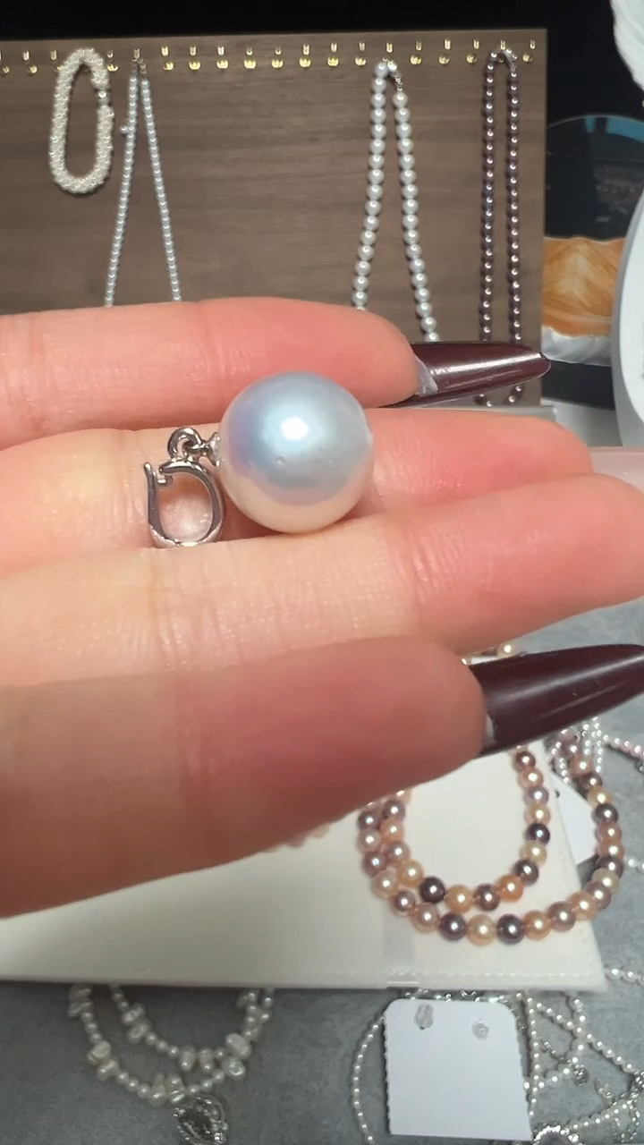 吊坠(不含链)钛钢淡水珍珠永丽珍珠严选