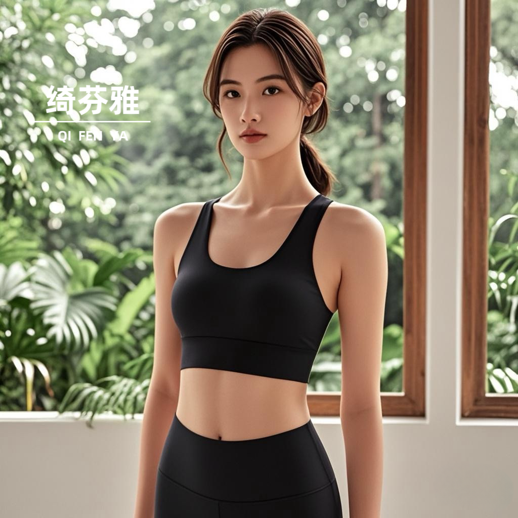 瑜伽服女无袖运动背心外穿紧身速干内衣健身服短袖带胸垫跑步上衣