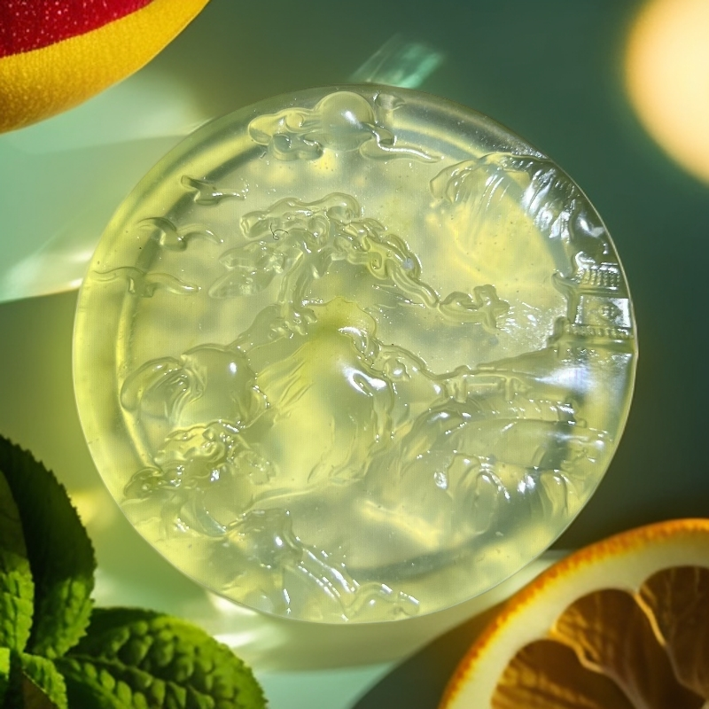 蛇纹石玉发一个吊坠