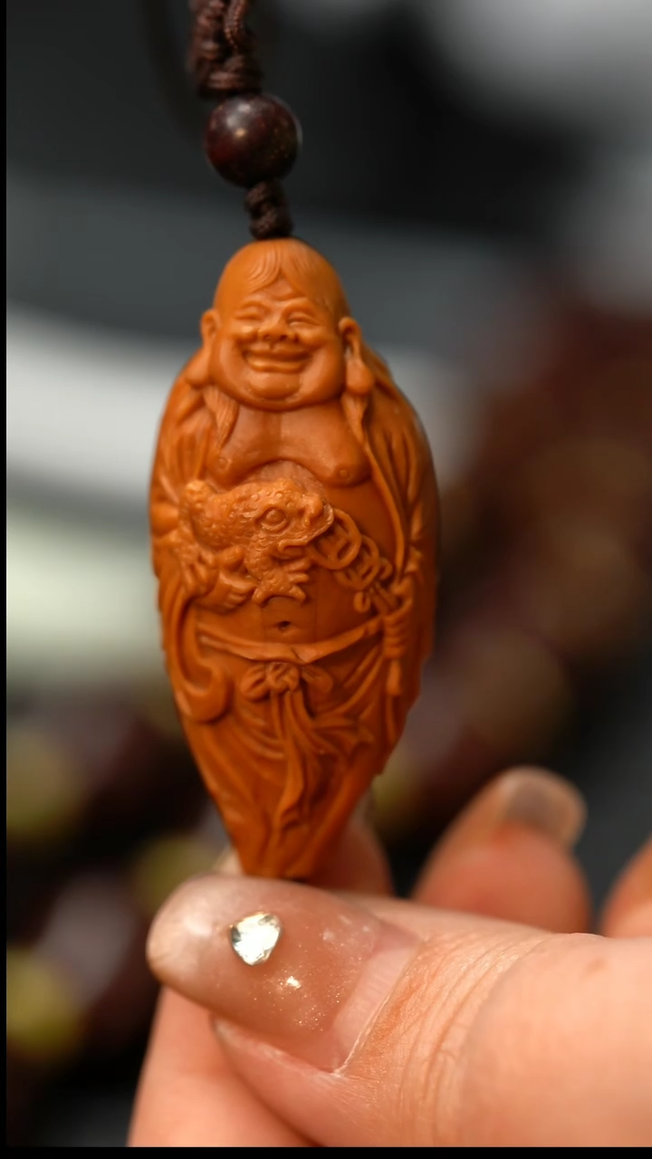 【闪购商品】橄榄核手串/手链刘海戏金蟾