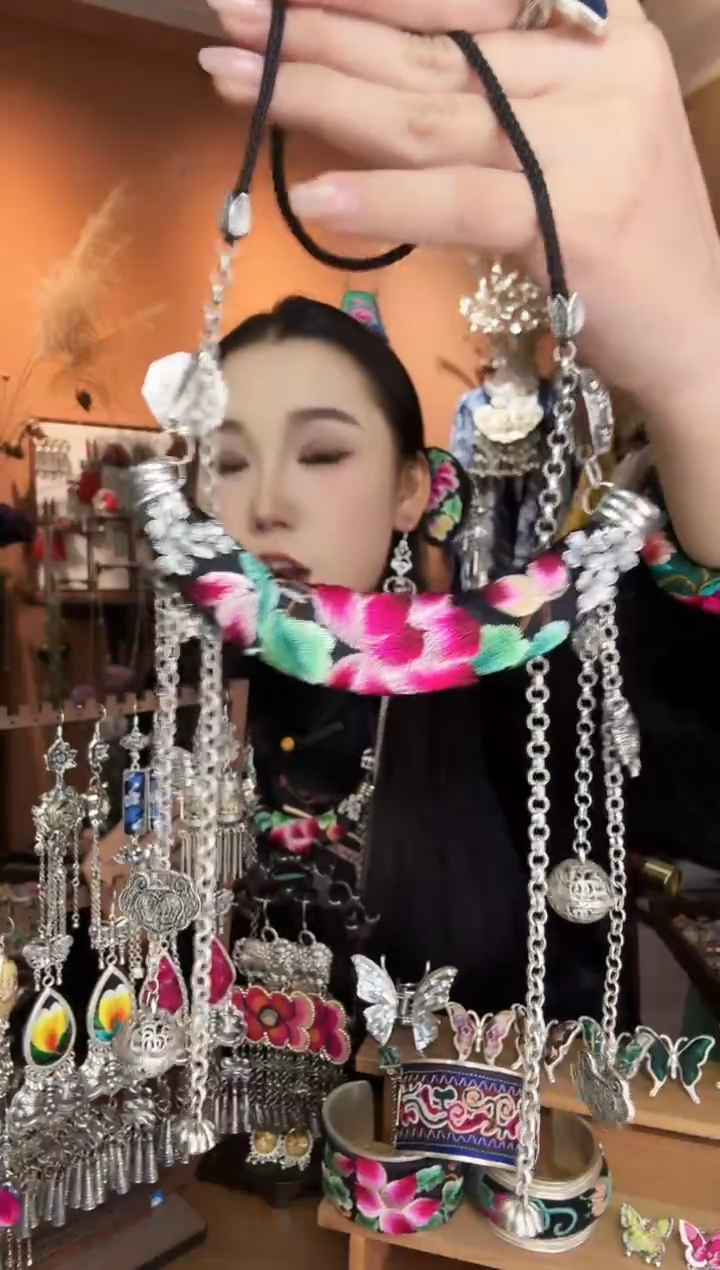 刺绣纯手工民族风项链