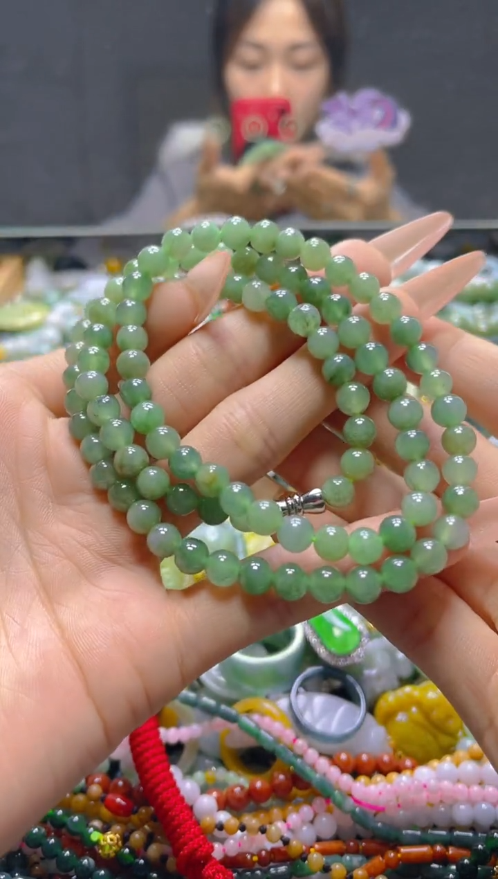 颈饰未镶嵌翡翠5MM