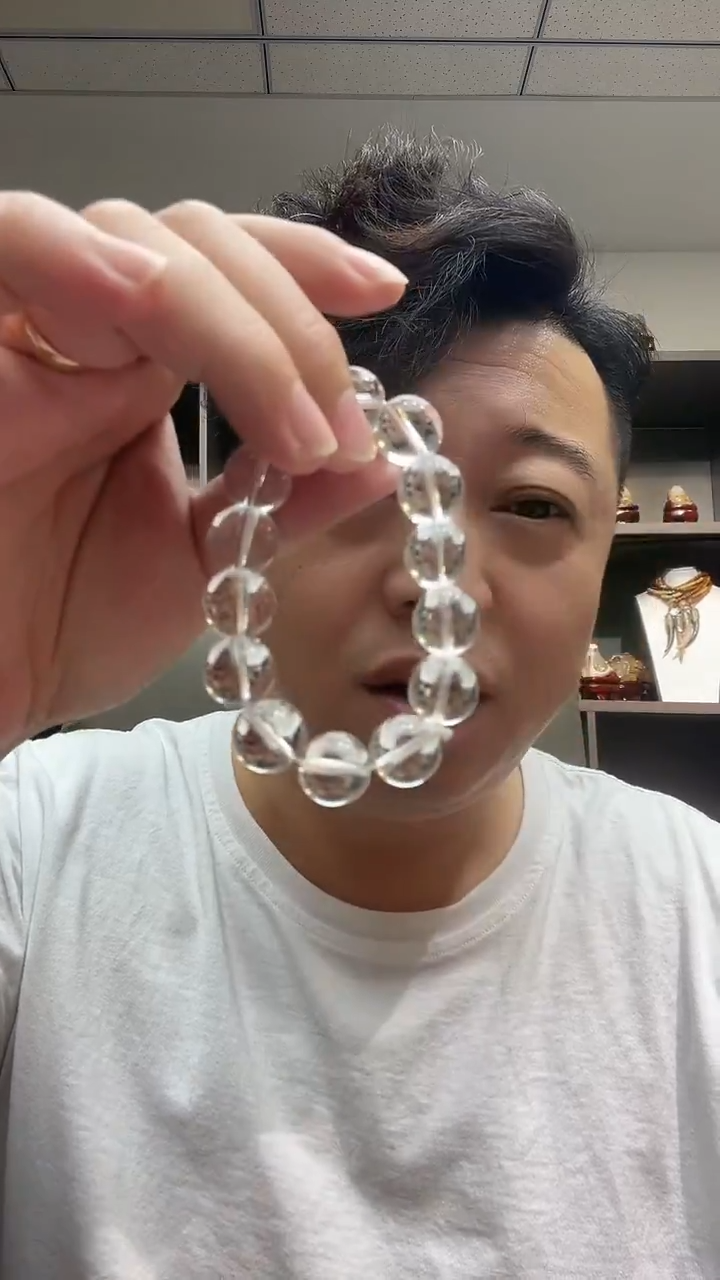 未镶嵌手链和田玉白串
