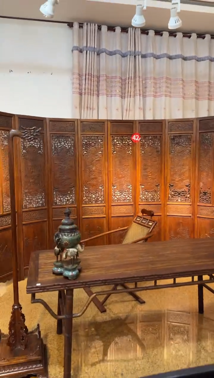 木新****子8片  隔扇摆件   工艺品