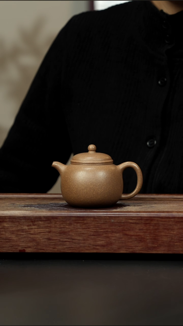 茶壶紫砂芝麻绿 小匏樽