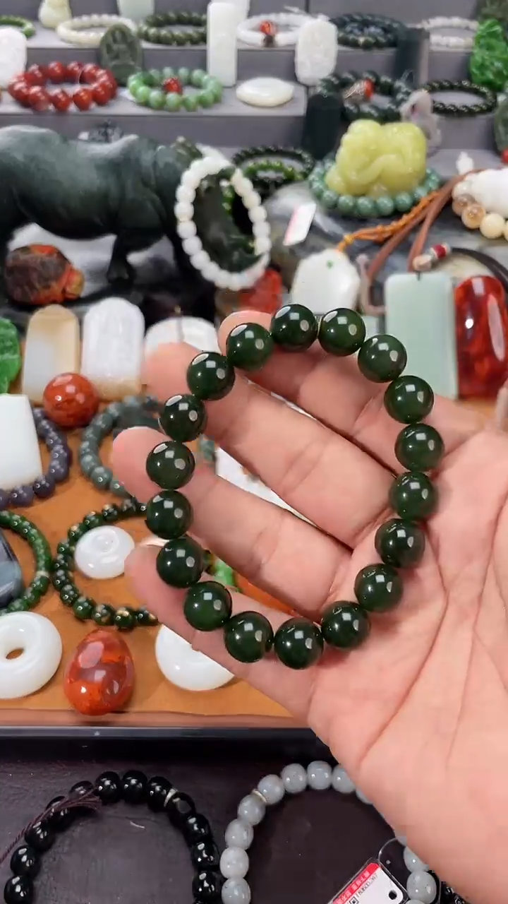 手串未镶嵌和田玉多样性发一件THTY6363