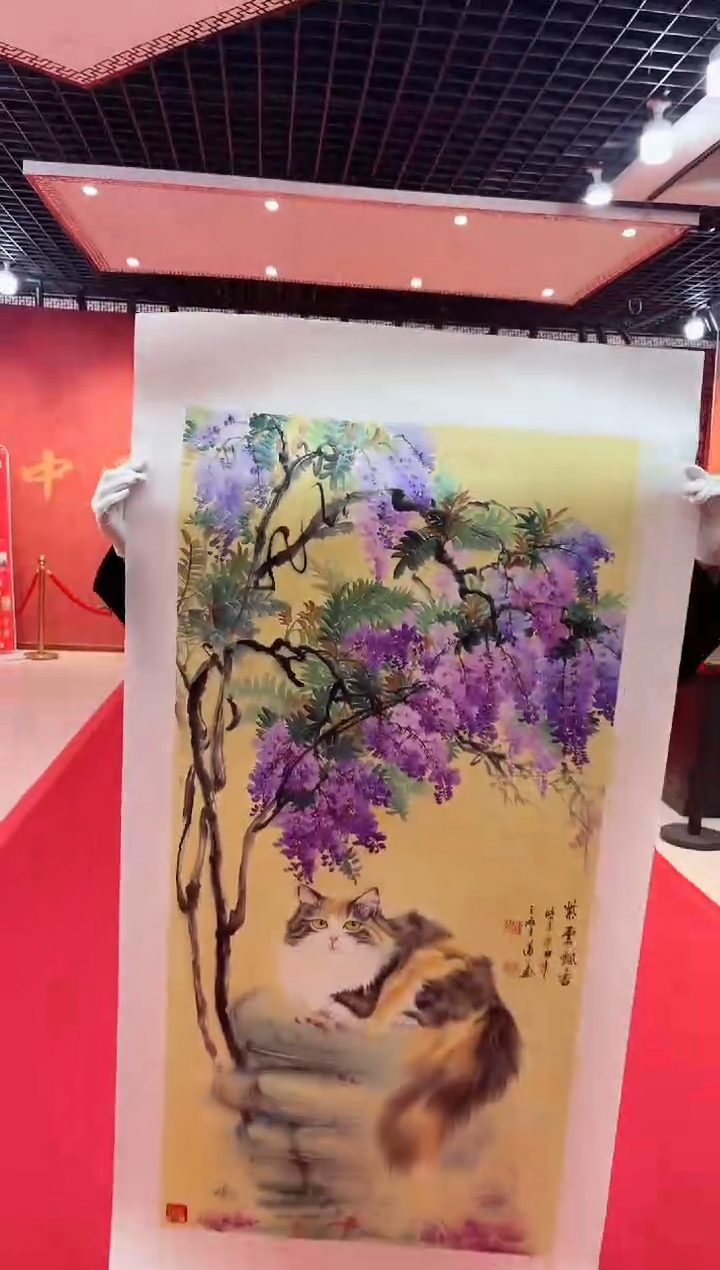 【闪购商品】国画道一老师亲笔绘画作品D39