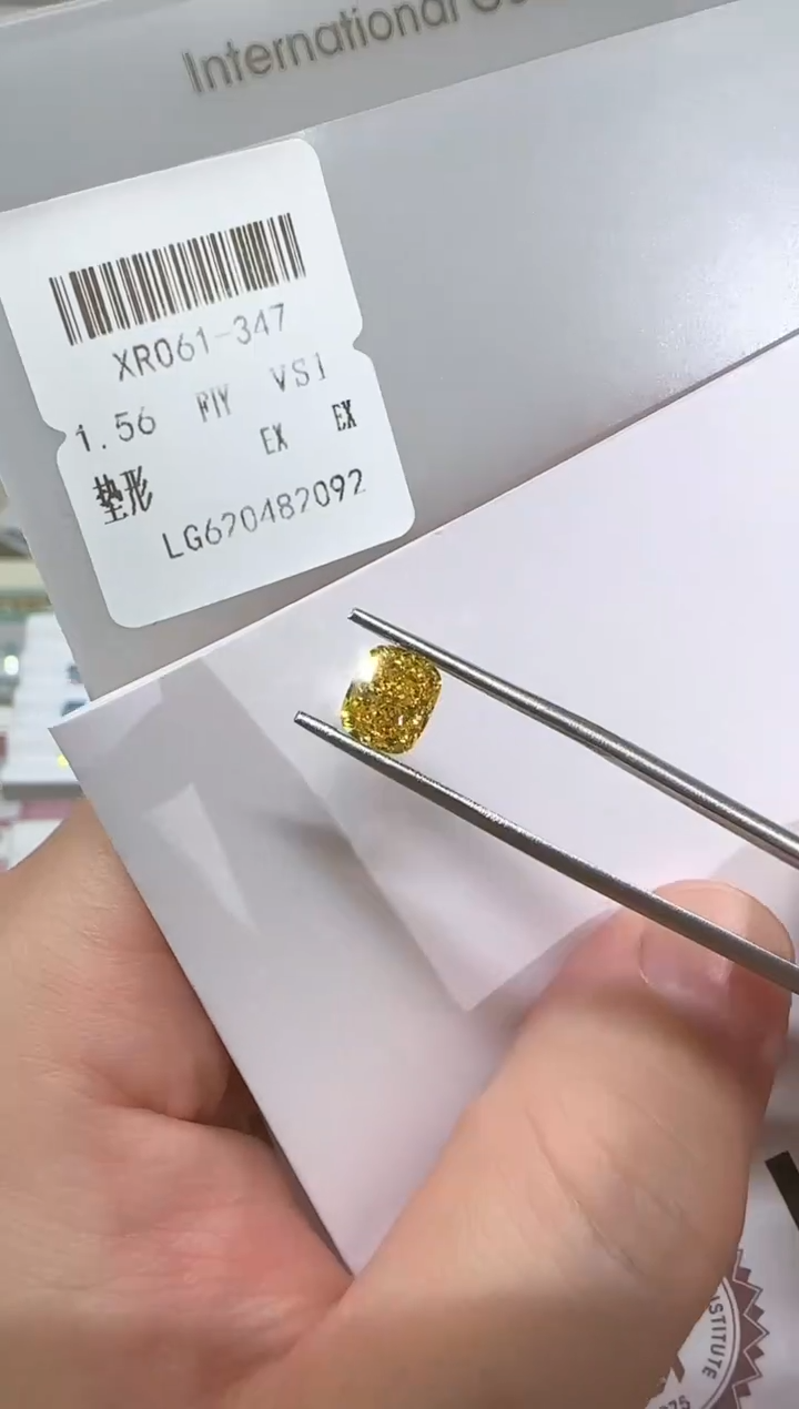 【闪购商品】实验室培育钻石未镶嵌@ 1.56ct 先鉴赏，再定制！