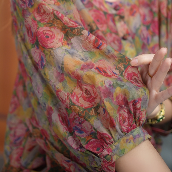 【玫瑰庄园】6.27-1百搭阔太洋气透气舒适感新上衣女装