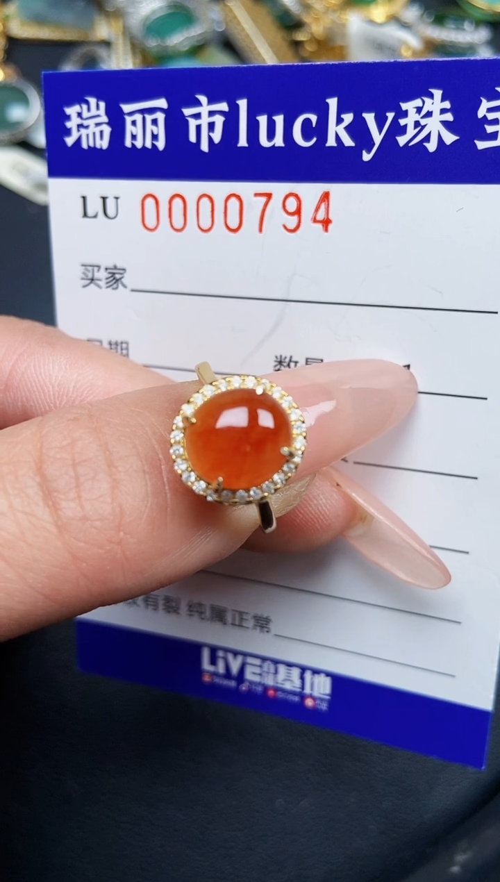 【闪购商品】翡翠颈饰银S925镶嵌0794