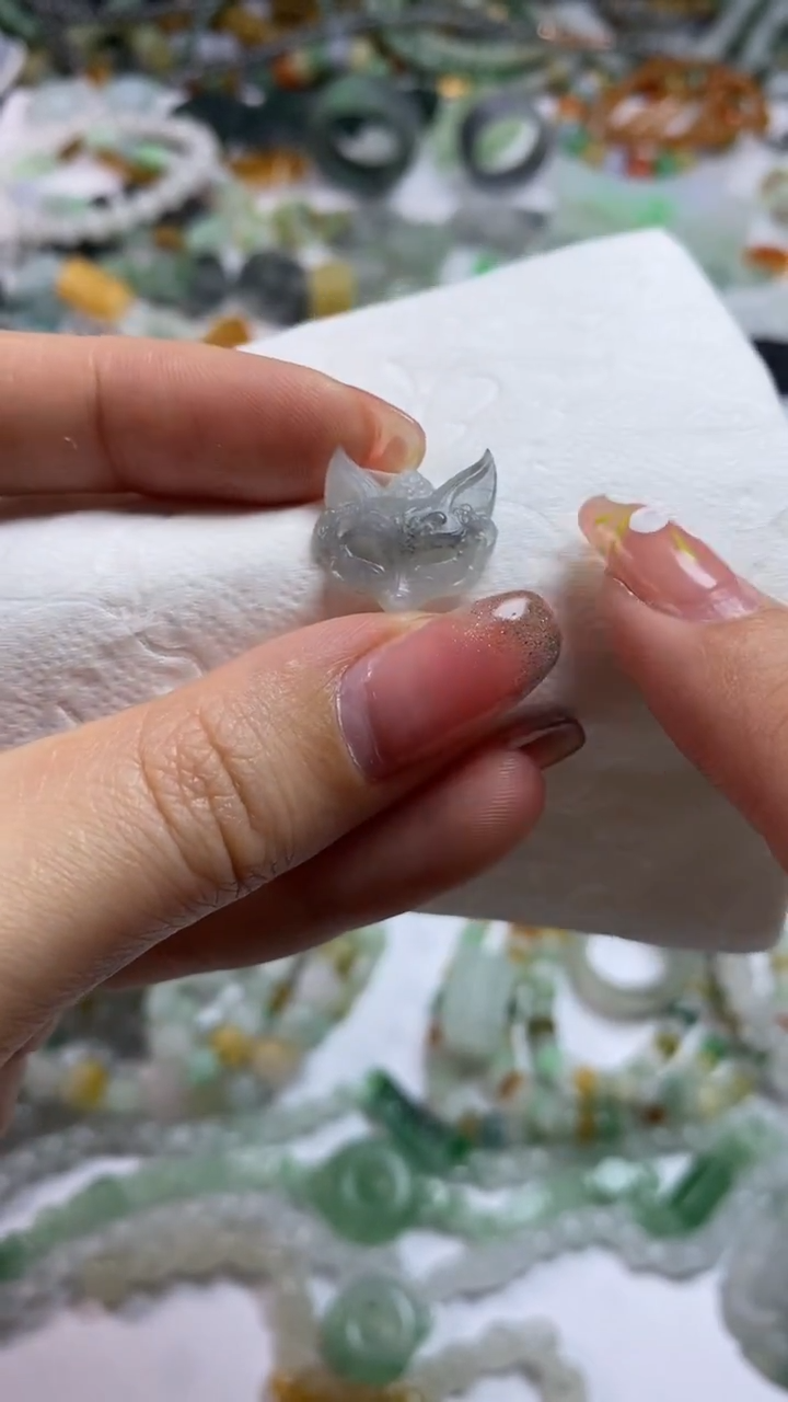 定制翡翠未镶嵌毛货定制不退不换