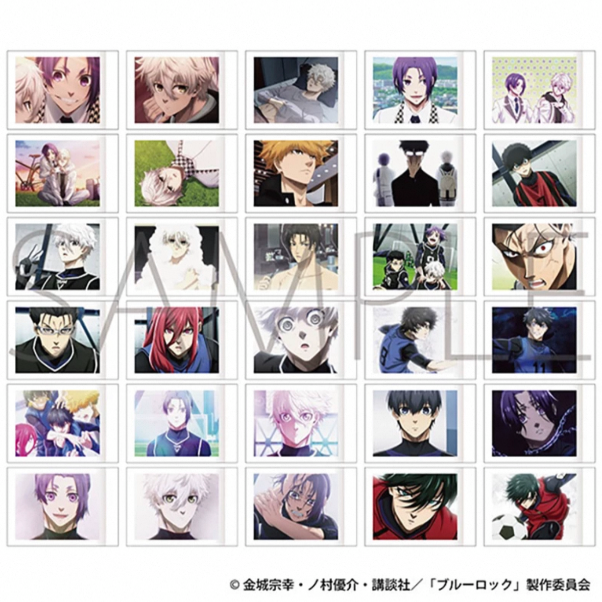 【剧场版场面写拍立得】蓝色监狱 日谷（全30款）盲盒代拆