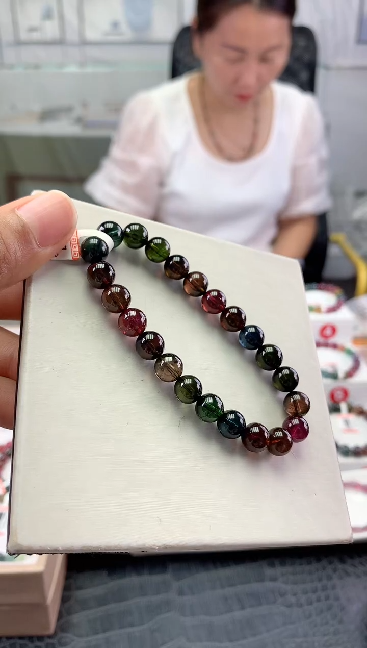 未镶嵌手串碧玺 多样性发一条
