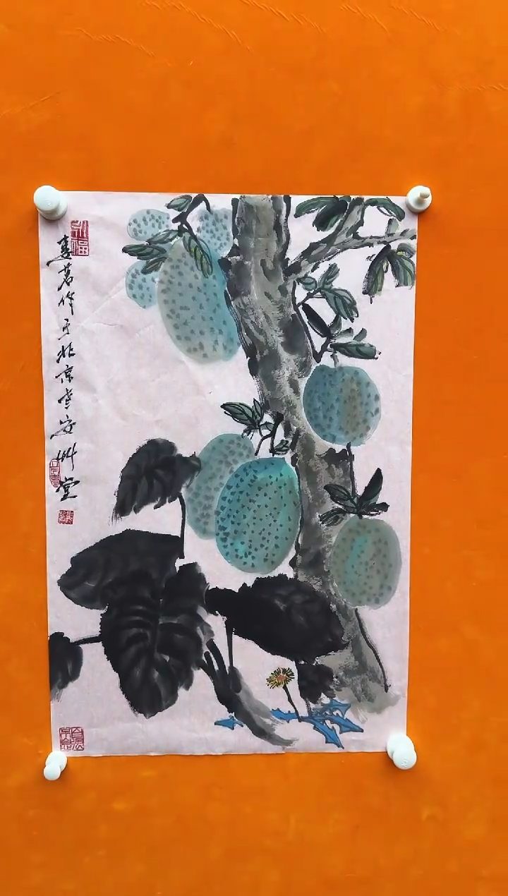 国画娄茗精品绘画作品45