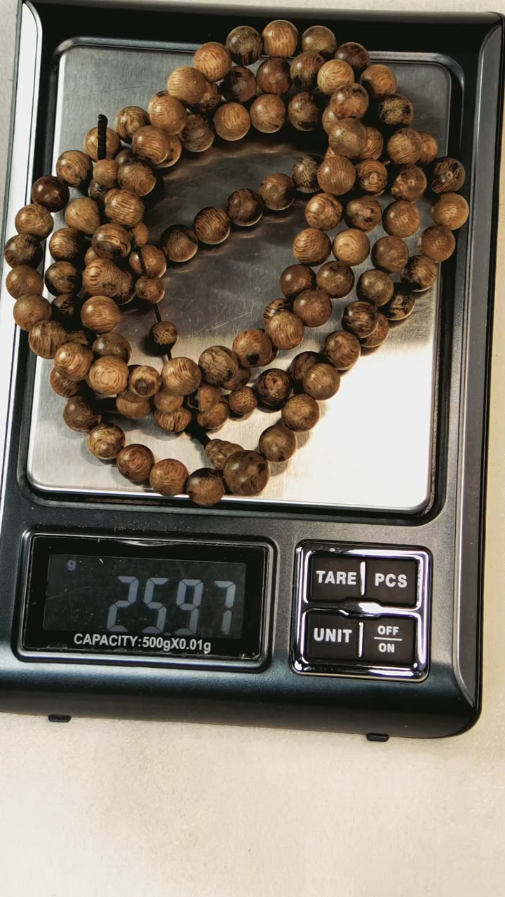 【闪购商品】沉香木手串25.97克老西马沉香手串