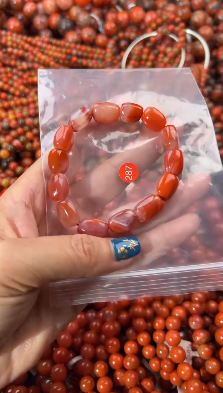 未镶嵌手串南红玛瑙1