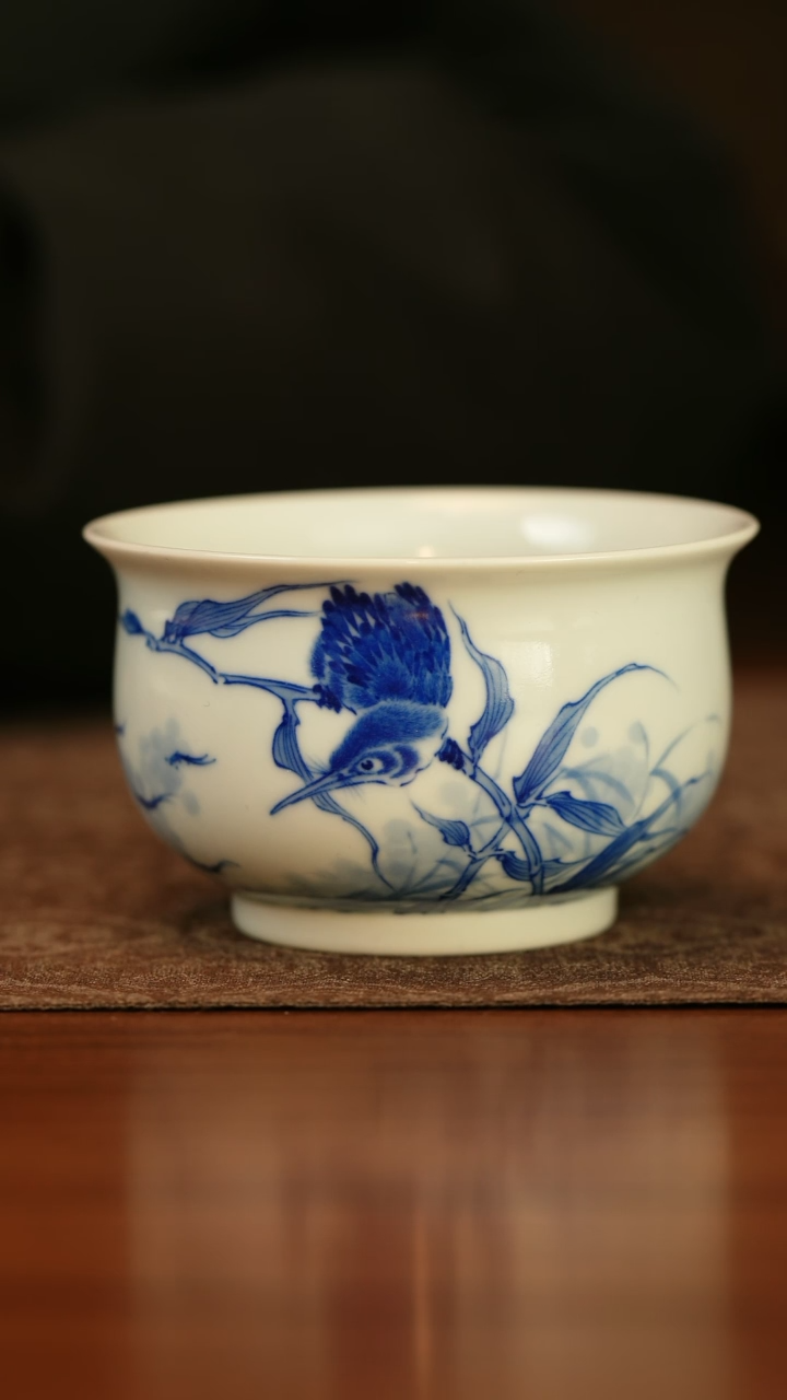 【闪购商品】仿王步柴窑青花经典单翠炉式